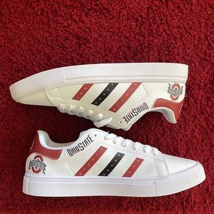 Men’s custom Ohio Buckeye sneakers